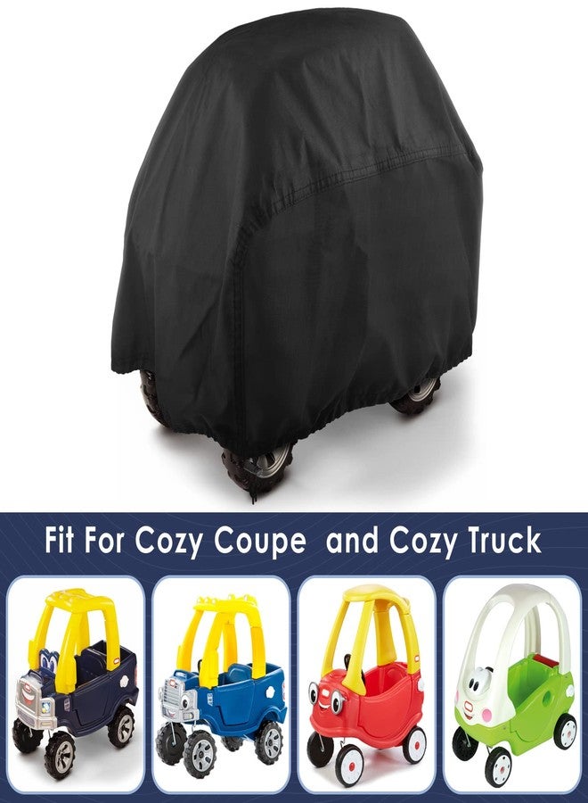 ERKOON Kids Ride On Car Cover Waterproof, Waterproof Cover for Cozy Coupe Cozy Truck Ride-On Car, for Outdoor Sunproof, Dust, Snow(Only Use for Cozy Coupe & Cozy Truck)-1 Pack (2) - Image 2